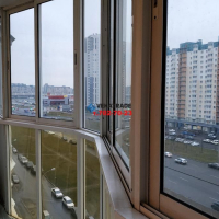 Приморский район, Богатырский 51, панорамное остекление лоджии