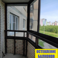 Мурино, ул. Шоссе в Лаврики 59-1, теплое остекление балкона
