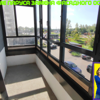 Невский район, тер. Усть Славянка, Советский пр д 34-2, остекление балкона