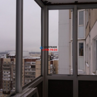 Фрунзенский район, Олеко Дундича д. 40, теплое фасадное остекление