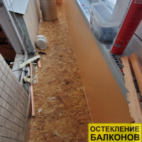 Красносельский район, ул. Десантников 28,  серия дома 1-ЛГ602У, ремонт балкона