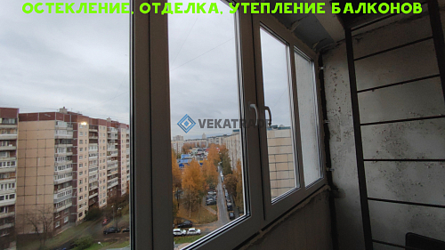 Приморский район, Комендантский пр. 17-1, остекление лоджии