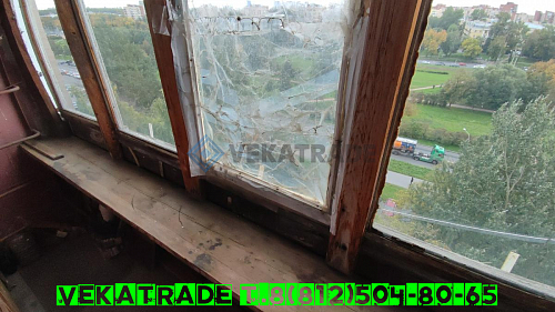 Кировский район, пр. Стачек 101-1, серия дома 1ЛГ- 600, остекление лоджии