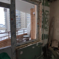 Выборгский район, Выборгское шоссе 15, установка балконного блока