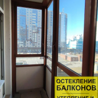 Калининский район, пр. Маршала Блюхера 9-1, замена фасадного остекления
