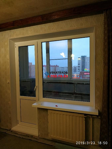 Красногвардейский район, пр. Косыгина 30-2, серия дома 137, установка теплого балконного блока