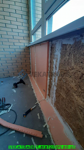 Парголово, ул. Фёдора Абрамова 8, лоджия под ключ
