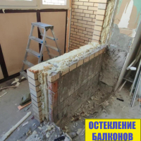 Новое Девяткино, ул. Арсенальная 2, установка раздвижного портала на балконе