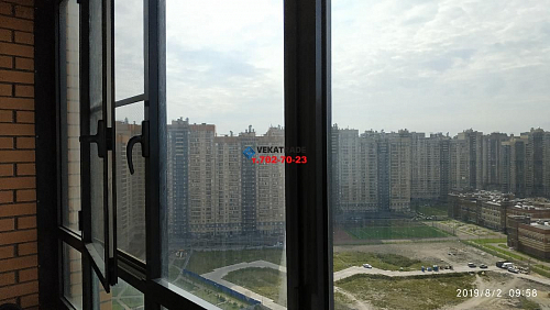 Парголово, ул. Заречная 35-1, замена холодного остекления на теплое