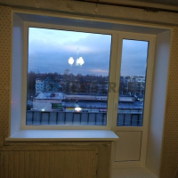 Красногвардейский район, пр. Металлистов 50, серия дома 1-ЛГ-507, установка теплого балконного блока