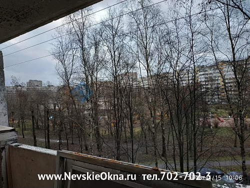 Выборгский район, пр. Художников 39-1, серия дома 1ЛГ-504Д, установка теплой лоджии