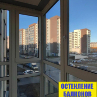 Красносельский район, пр. Ветеранов 179-3, панорамное остекление балкона