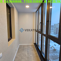 №13678 ЖК Полис Приморский утепление и отделка лоджии Авиаконструкторов 61-1