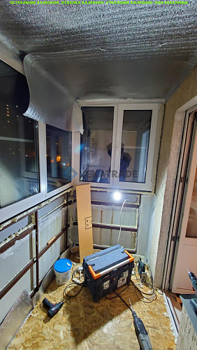 Московский район, пр. Дунайский 5-7, ремонт балкона