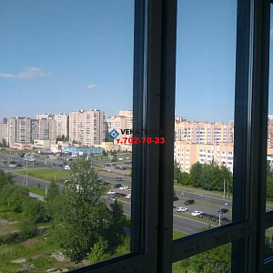 Установка теплого остекления балкона Репищева 10-2
