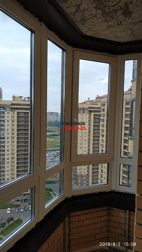 Парголово, ул. Заречная 35-1, замена холодного остекления на теплое
