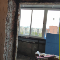 Красногвардейский район, пр. Ударников 38-1, серия дома Щ937823к, установка балконного блока