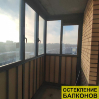 Колпинский район, Павловская ул. 63, остекление балкона