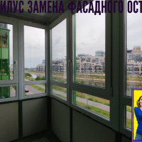 Красносельский район, ул. Катерников 3, остекление балкона