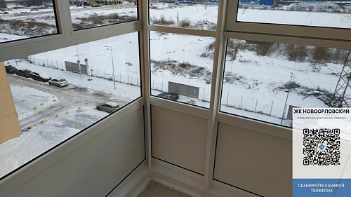 Приморский район, наб. реки Каменки 7-3, теплое остекление балкона