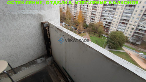 Приморский район, Комендантский пр. 17-1, остекление лоджии