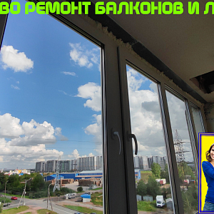 №13515 Горелово Коммунаров 124 остекление лоджии в доме серии 1ЛГ-504-Д