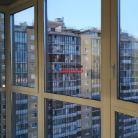 Приморский район, Лыжный пер. 8-1, панорамное остекление балкона