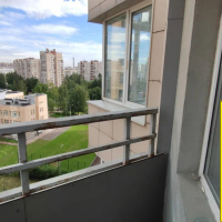 Выборгский район, Выборгское шоссе 15, теплое панорамное остекление балкона