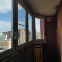 Приморский район, ул. Туристская 38, серия дома 137, остекление балкона
