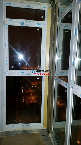 Красносельский район, ул. Адмирала Трибуца, теплое остекление Г образного балкона