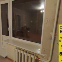 Выборгский район, ул. Орбели 27-6, серия дома 1-528КП10, остекление квартиры