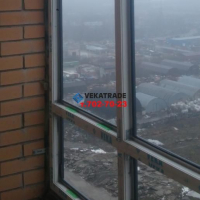 Парголово, ул. Заречная 33, теплое фасадное остекление лоджии