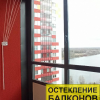 Невский район, тер. Усть Славянка, Советский пр 36-2, остекление лоджии
