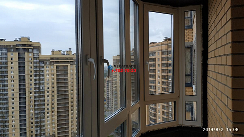 Парголово, ул. Заречная 35-1, замена холодного остекления на теплое