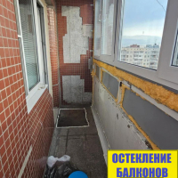 Калининский район, пр. Тихорецкий 27, серия дома 137, ремонт углового балкона под ключ