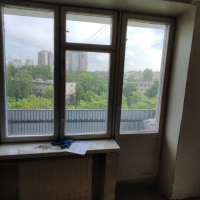 Московский район, ул. Краснопутиловская 109, серия дома 1ЛГ-606, установка балконного блока