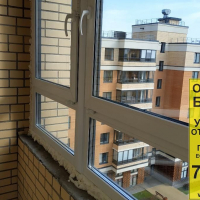 Ломоносовский район, пр. Питерский 7, теплое остекление Г-образного балкона