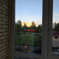Новое Девяткино, ул. Арсенальная 6, остекление балкона и установка окна