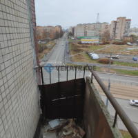 Красносельский район, ул. Десантников 28, серия дома 1-ЛГ602У, остекление балкона