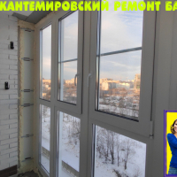 Калининский район, Кушелевская дорога 7-4, остекление лоджии от пола до потолка
