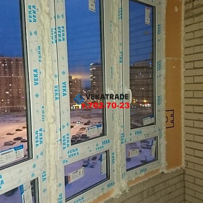 Замена фасадного остекления балкона ЖК Капитал в Кудрово в д.3 по Каштановой Алее