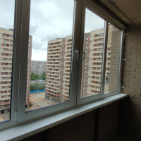 Мурино, шоссе в Лаврики 72-1, остекление балкона