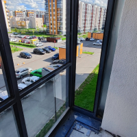 Красносельский район, ул. Генерала Кравченко 3-3, остекление балкона