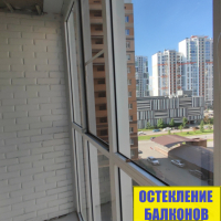 Калининский район, Кушелевская дорога 7-6, теплое панорамное остекление лоджии