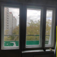 Фрунзенский район, ул. Димитрова 31-1, серия дома 137, установка балконного блока с дверью