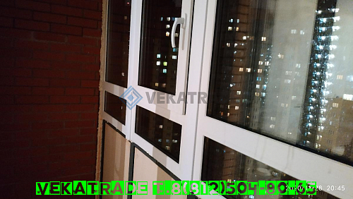 Парголово, проезд Толубеевский 18-1, остекление балкона