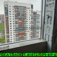 Красносельский район, пр. Героев 18, остекление лоджии альпинистами