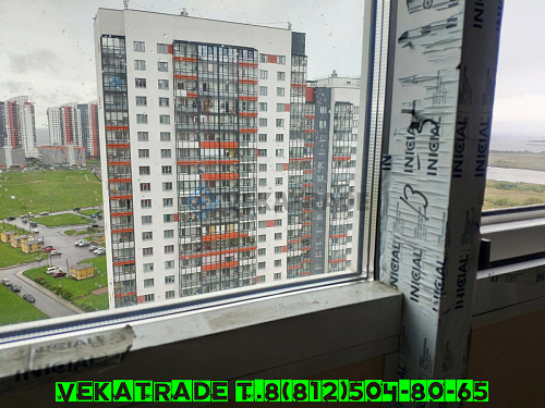 Красносельский район, пр. Героев 18, остекление лоджии альпинистами