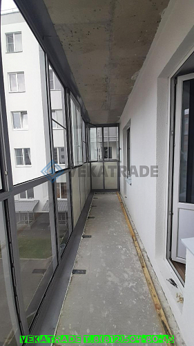 Петродворцовый район, ул. Парковая 14-5, отделка балкона