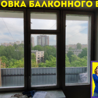Московский район, ул. Краснопутиловская 109, серия дома 1ЛГ-606, установка балконного блока